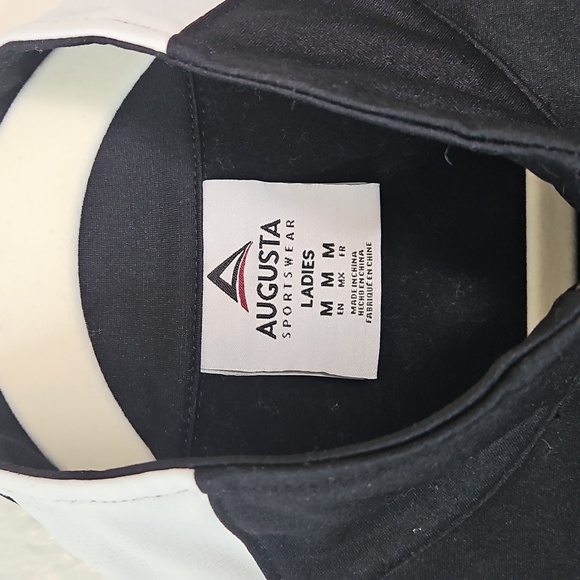 Augusta Sportswear Black and White Windbreaker - Picture 2 of 11